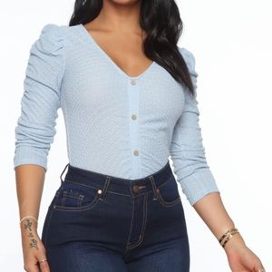 Fashion nova long sleeve blouse!
